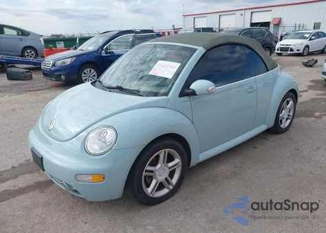 2004 Volkswagen New Beetle Gls 1.8T from USA, damaged, VIN 3VWCD31Y44M312233